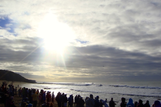 Morning at the rip curl pro